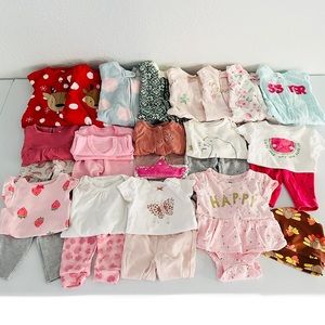 BIG LOT - Baby Girl Clothes 0-3 months Carter’s